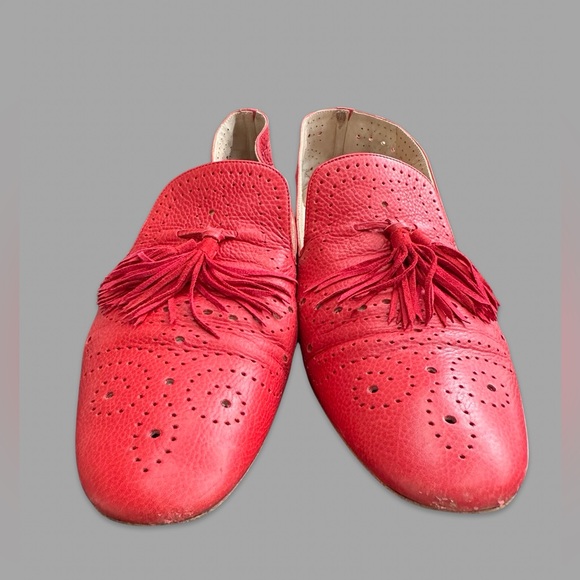 Fratelli Rossetti red Hobo slippers - Picture 3 of 11